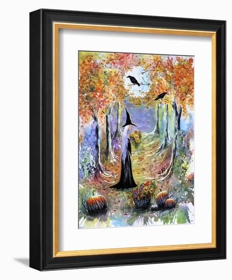 Autumn Witch-Michelle Faber-Framed Giclee Print