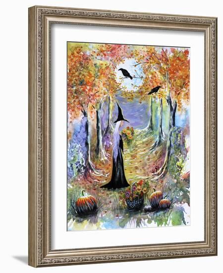 Autumn Witch-Michelle Faber-Framed Giclee Print