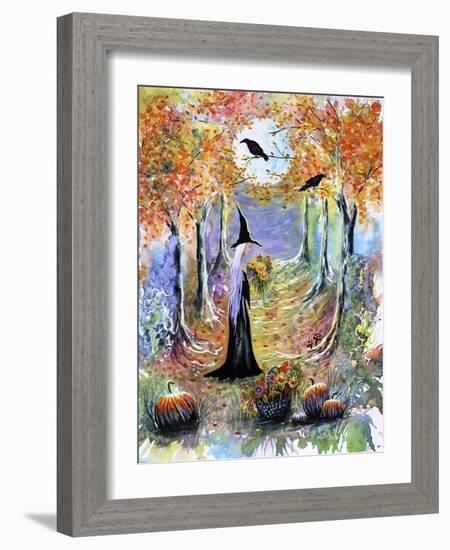 Autumn Witch-Michelle Faber-Framed Giclee Print