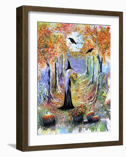 Autumn Witch-Michelle Faber-Framed Giclee Print