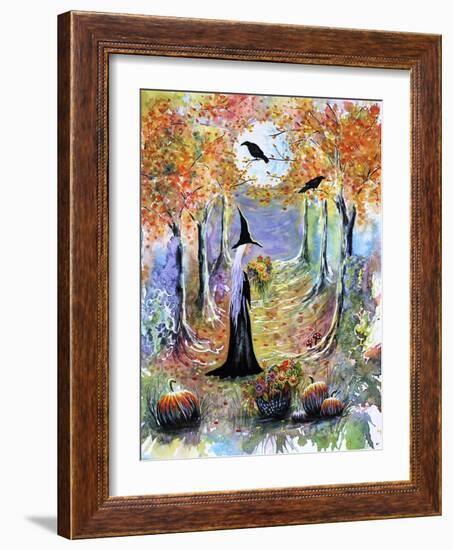 Autumn Witch-Michelle Faber-Framed Giclee Print