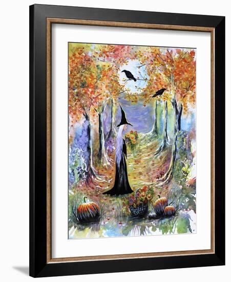 Autumn Witch-Michelle Faber-Framed Giclee Print