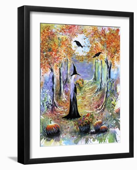 Autumn Witch-Michelle Faber-Framed Giclee Print