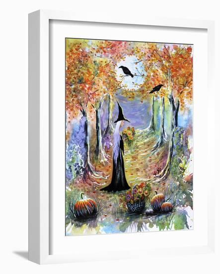 Autumn Witch-Michelle Faber-Framed Giclee Print