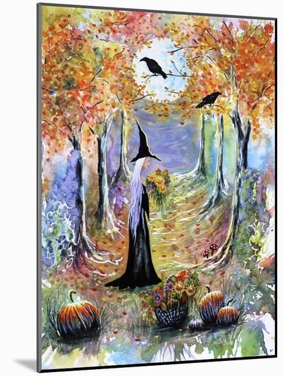 Autumn Witch-Michelle Faber-Mounted Giclee Print