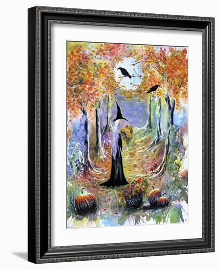 Autumn Witch-Michelle Faber-Framed Giclee Print