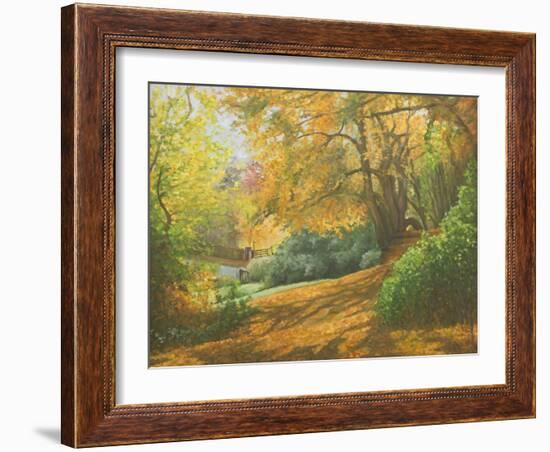 Autumn Woodlands, Kent, 2011-Peter Breeden-Framed Giclee Print