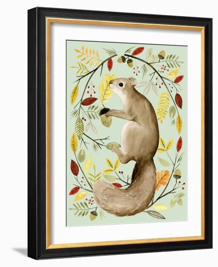 Autumn Wreath I-Grace Popp-Framed Art Print