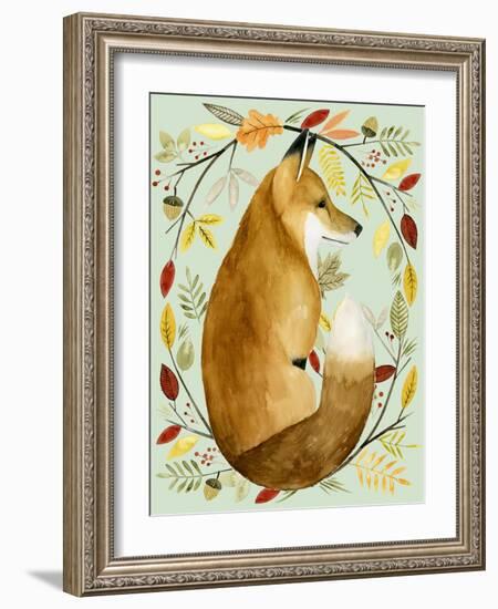 Autumn Wreath II-Grace Popp-Framed Art Print