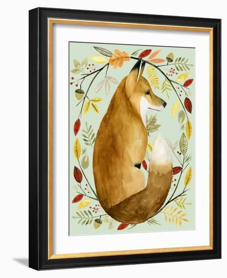 Autumn Wreath II-Grace Popp-Framed Art Print