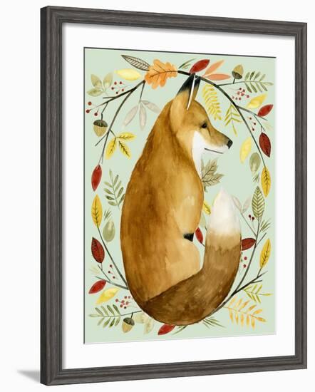 Autumn Wreath II-Grace Popp-Framed Art Print