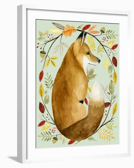 Autumn Wreath II-Grace Popp-Framed Art Print