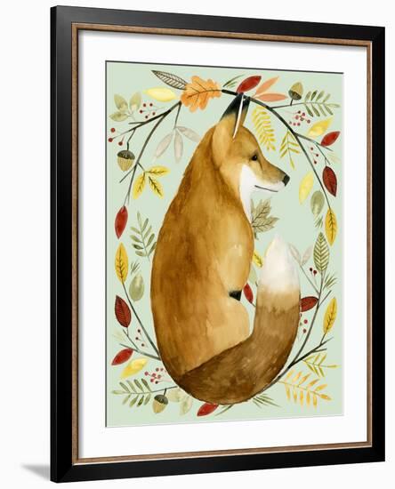 Autumn Wreath II-Grace Popp-Framed Art Print