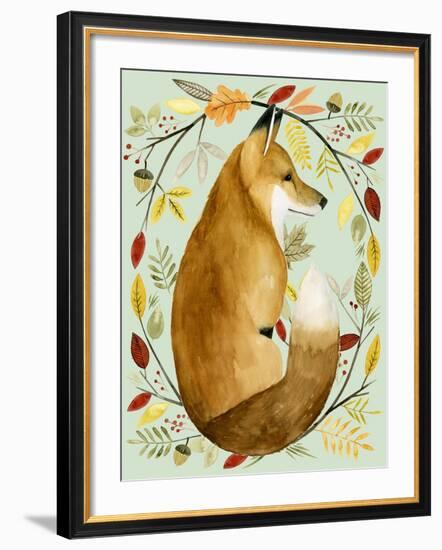 Autumn Wreath II-Grace Popp-Framed Art Print