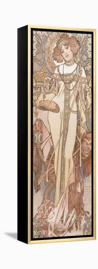 Autumn-Alphonse Mucha-Framed Premier Image Canvas