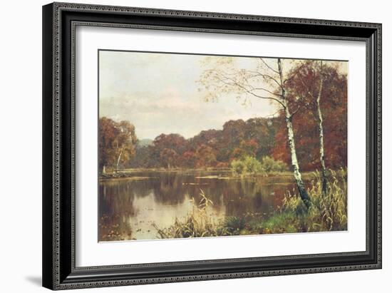 Autumn-Edward Wilkins Waite-Framed Giclee Print