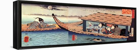 Autumn-Kuniyoshi Utagawa-Framed Premier Image Canvas