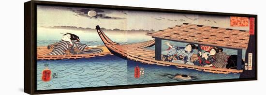 Autumn-Kuniyoshi Utagawa-Framed Premier Image Canvas