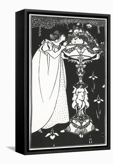 Autumn-Aubrey Beardsley-Framed Stretched Canvas