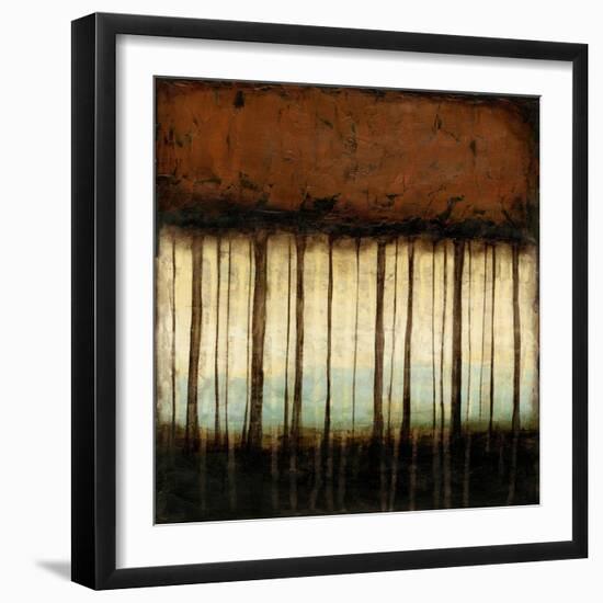 Autumnal Abstract IV-Jennifer Goldberger-Framed Art Print