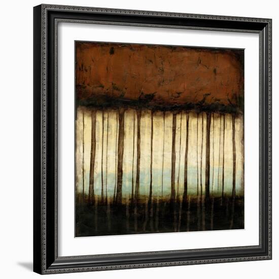 Autumnal Abstract IV-Jennifer Goldberger-Framed Art Print