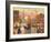 Autumnal Breeze in Pleasantville-John Zaccheo-Framed Giclee Print