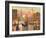 Autumnal Breeze in Pleasantville-John Zaccheo-Framed Giclee Print