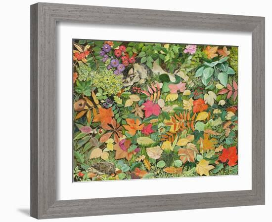 Autumnal Cat-Horace Scoppa-Framed Giclee Print