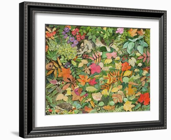 Autumnal Cat-Horace Scoppa-Framed Giclee Print