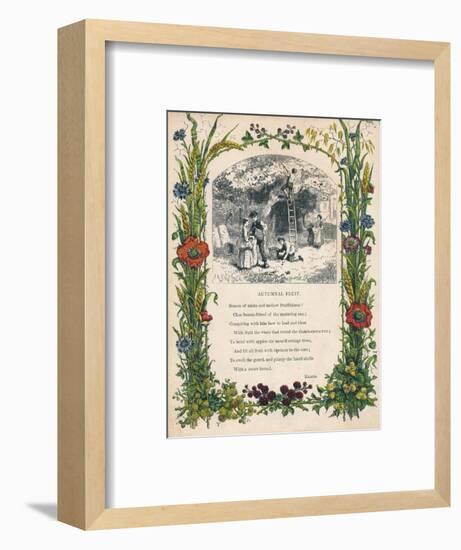 'Autumnal Fruit' by Keats, c1900-Unknown-Framed Giclee Print