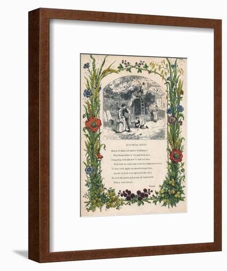 'Autumnal Fruit' by Keats, c1900-Unknown-Framed Giclee Print