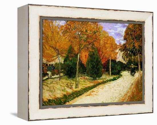 'Autumnal Garden' or 'The Public Park', 1888-Vincent van Gogh-Framed Premier Image Canvas