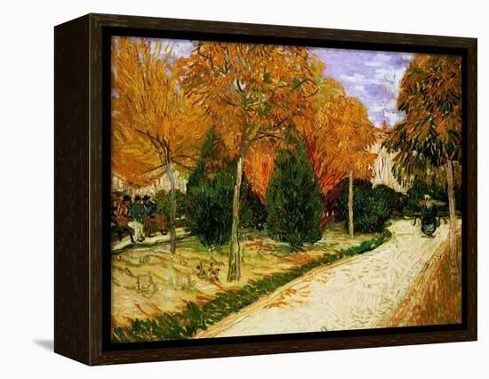 'Autumnal Garden' or 'The Public Park', 1888-Vincent van Gogh-Framed Premier Image Canvas