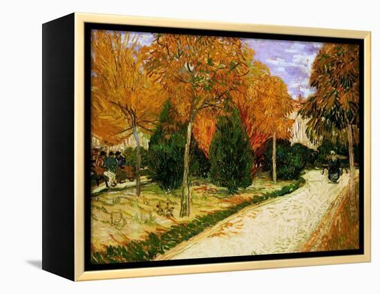 'Autumnal Garden' or 'The Public Park', 1888-Vincent van Gogh-Framed Premier Image Canvas