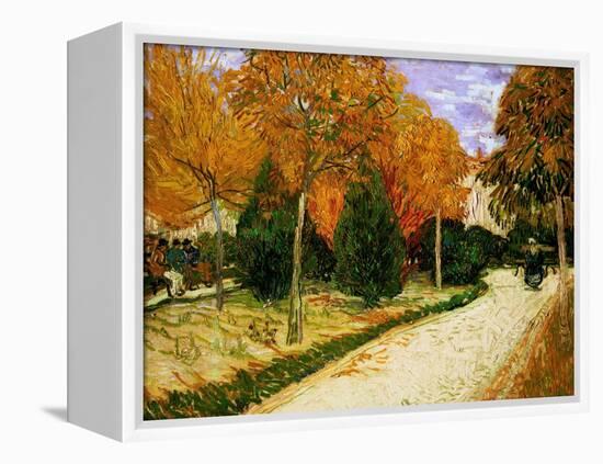 'Autumnal Garden' or 'The Public Park', 1888-Vincent van Gogh-Framed Premier Image Canvas