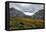 Autumnal Grass and Cloud Gap in the Lafatscherjoch, View at Speckkarspitze and Lafatscher, View of -Rolf Roeckl-Framed Premier Image Canvas