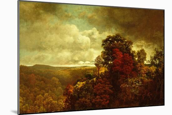 Autumnal Landscape by William Mason Brown-William Mason Brown-Mounted Giclee Print