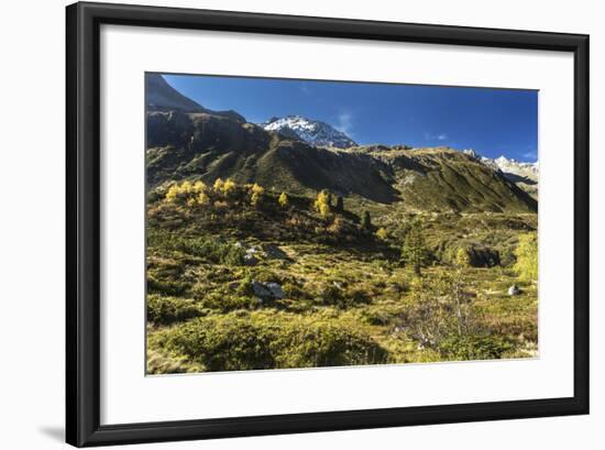 Autumnal Mountain World in the Silvretta-Jurgen Ulmer-Framed Photographic Print