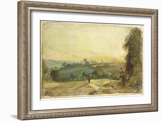 Autumnal Sunset-John Constable-Framed Giclee Print