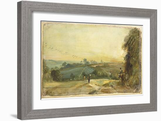 Autumnal Sunset-John Constable-Framed Giclee Print