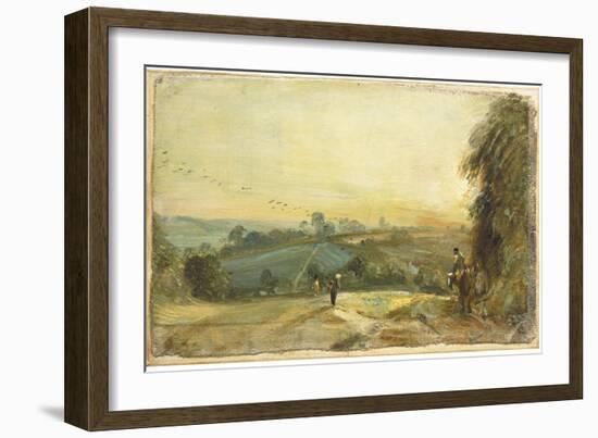 Autumnal Sunset-John Constable-Framed Giclee Print