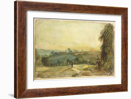 Autumnal Sunset-John Constable-Framed Giclee Print