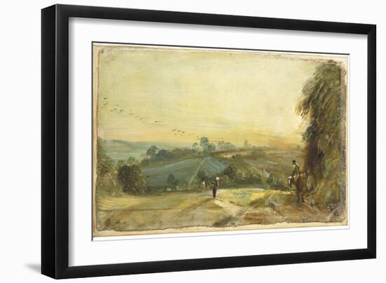 Autumnal Sunset-John Constable-Framed Giclee Print