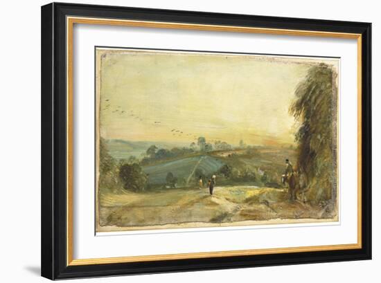 Autumnal Sunset-John Constable-Framed Giclee Print