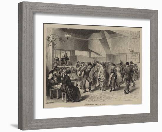 Auvergnats' Ball in Paris-Godefroy Durand-Framed Giclee Print