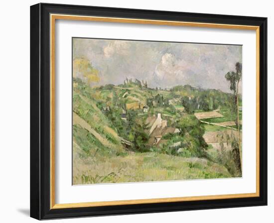 Auvers-Sur-Oise, Seen from the Val Harme, 1879-82-Paul C?zanne-Framed Giclee Print