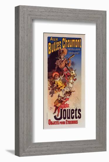 Aux Buttes Chaumont - Jouets-Cheret-Framed Art Print