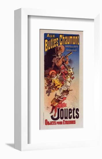 Aux Buttes Chaumont - Jouets-Cheret-Framed Art Print