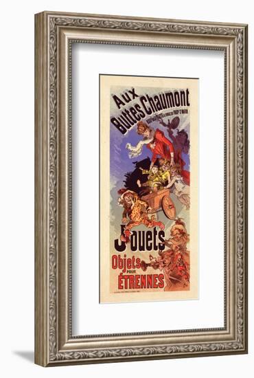 Aux Buttes Chaumont - Jouets-Cheret-Framed Art Print