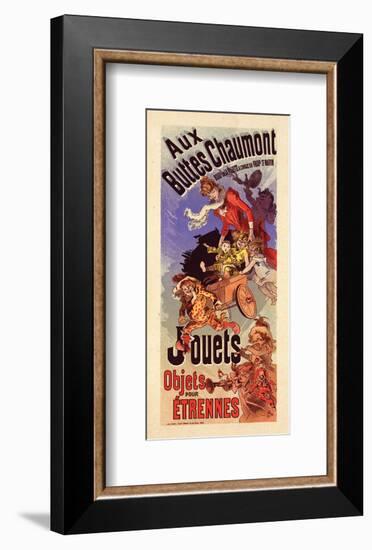 Aux Buttes Chaumont - Jouets-Cheret-Framed Art Print